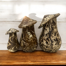 Load image into Gallery viewer, Mystic Grove Hand-Carved Wooden Mushroom Decor Set
