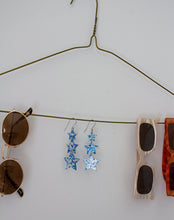 Load image into Gallery viewer, Midnight Blue Confetti Stars Taylor Swift Earrings
