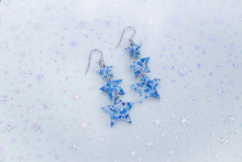 Load image into Gallery viewer, Midnight Blue Confetti Stars Taylor Swift Earrings