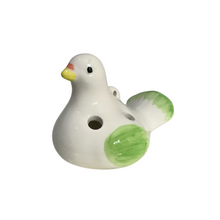 Load image into Gallery viewer, Ceramic Bird Water Whistle – Green Wing