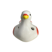 Load image into Gallery viewer, Ceramic Bird Water Whistle – Red Wing