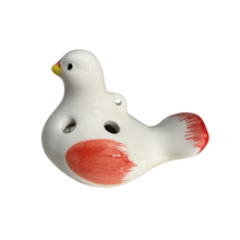 Load image into Gallery viewer, Ceramic Bird Water Whistle – Red Wing