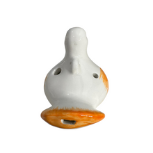 Load image into Gallery viewer, Ceramic Bird Water Whistle – Orange Wing