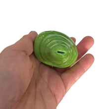 Load image into Gallery viewer, Handcrafted Green Seashell Ceramic Ocarina – Musical Instrument