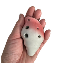 Load image into Gallery viewer, Handcrafted Pink Seashell Ceramic Ocarina – Musical Instrument