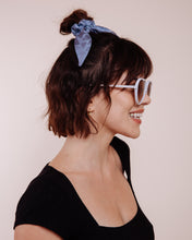 Load image into Gallery viewer, Queen of Hearts: Blue - Scrunchie Tie