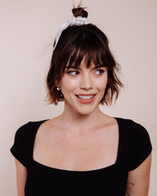Load image into Gallery viewer, The Thunders: White - Scrunchie Tie