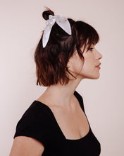 Load image into Gallery viewer, The Thunders: White - Scrunchie Tie