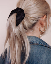 Load image into Gallery viewer, Tiny Dancer: Black - Scrunchie Tie
