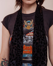 Load image into Gallery viewer, Foxey Lady: Black - Skinny Scarf