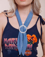 Load image into Gallery viewer, Silver Glitzy Scarf Slide