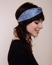 Load image into Gallery viewer, Queen of Hearts: Blue - Headwrap