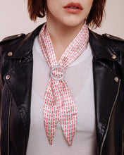Load image into Gallery viewer, Silver Glitzy Scarf Slide