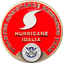 Load image into Gallery viewer, JJ-012 Hurricane Idalia DART Disaster Assistance Response Team Sheriff CBP FEMA Challenge Coin