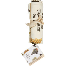 Load image into Gallery viewer, I&#39;m So Grape-ful For You Dish Cloth Towel | Cotten Linen Novelty Tea Towel | Embroidered Text | 18&quot; x 28&quot;