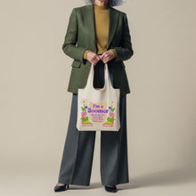 Load image into Gallery viewer, I'm a Boomer But Not the Fox News Kind Slouchy Canvas Tote in Natural