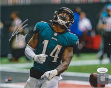 Load image into Gallery viewer, Kenneth Gainwell First Touchdown Philadelphia Eagles Autographed Football Photo - JSA Authenticated
