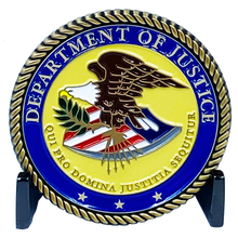 Load image into Gallery viewer, DL2-14 Immigration and Naturalization Service INS &amp; Legacy DOJ Challenge Coin Special Agent not CBP