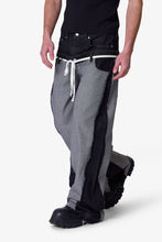 Load image into Gallery viewer, Inside Out Slip off Denim - Washed Black