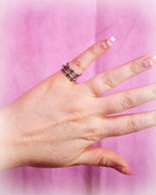Load image into Gallery viewer, Linked Stack - 5 in 1 Titanium Ring