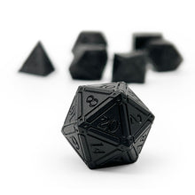 Load image into Gallery viewer, Ironworks - Animate Dead 7 Piece RPG set Alloy Metal Dice