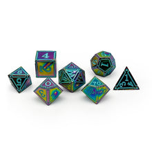 Load image into Gallery viewer, Ironworks - Skyborn 7 Piece RPG set Alloy Metal Dice