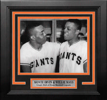 Load image into Gallery viewer, Monte Irvin and Willie Mays New York Giants 8" x 10" Framed Baseball Photo