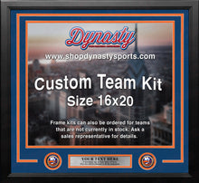 Load image into Gallery viewer, New York Islanders Custom NHL Hockey 16x20 Picture Frame Kit (Multiple Colors)
