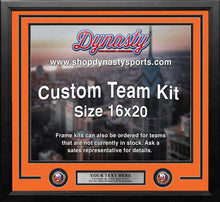 Load image into Gallery viewer, New York Islanders Custom NHL Hockey 16x20 Picture Frame Kit (Multiple Colors)