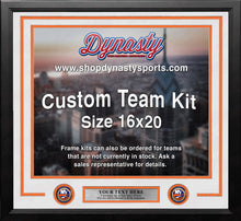 Load image into Gallery viewer, New York Islanders Custom NHL Hockey 16x20 Picture Frame Kit (Multiple Colors)