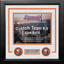 Load image into Gallery viewer, New York Islanders Custom NHL Hockey 8x10 Picture Frame Kit (Multiple Colors)