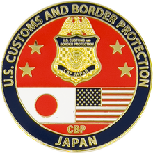Load image into Gallery viewer, EL12-015 CBP Japan Attache Tokyo Embassy Border Patrol Field Ops International Affairs