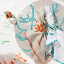 Load image into Gallery viewer, Shrimp napkin rings, set of two