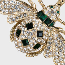 Load image into Gallery viewer, Classic bee hanging ornament boxed set, red and green