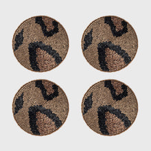 Load image into Gallery viewer, Animal pattern coasters, bronze