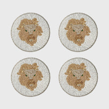 Load image into Gallery viewer, Leo coasters, set of four
