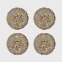 Load image into Gallery viewer, Libra coasters, set of four