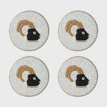 Load image into Gallery viewer, Capricorn coasters, set of four