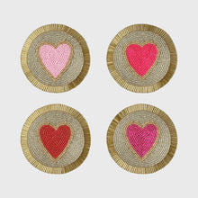 Load image into Gallery viewer, Heart coasters