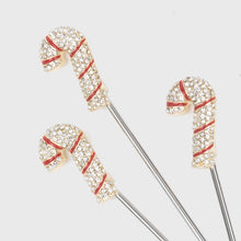 Load image into Gallery viewer, Candy cane cocktail picks