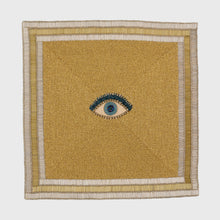 Load image into Gallery viewer, Evil eye hand beaded placemat