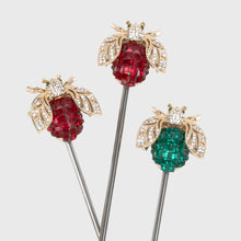 Load image into Gallery viewer, Sparkle bee swizzle sticks