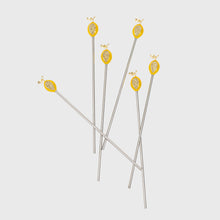 Load image into Gallery viewer, Lemon swizzle sticks