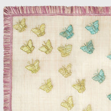 Load image into Gallery viewer, Straw ombre butterfly table runner