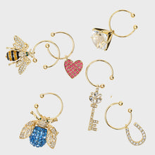 Load image into Gallery viewer, Wedding wine charms