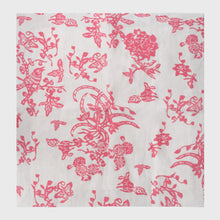 Load image into Gallery viewer, Garden print napkin, pink, set of two