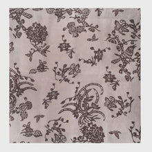 Load image into Gallery viewer, Garden print napkin, mocha, set of two