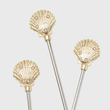 Load image into Gallery viewer, Shell swizzle sticks