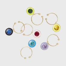 Load image into Gallery viewer, Enamel gem wine charms