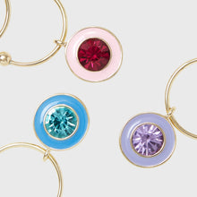 Load image into Gallery viewer, Enamel gem wine charms